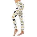 huaai valentine s day print high waist yoga pants for women s leggings tights compression yoga running fitness high waist leggings womens casual jogger pants white l