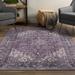 118 x 94 x 0.16 in Area Rug - Canora Grey Addison Kensington Orchid Persian 7’10" X 9’10" Non-Skid Area Rug | 118 H x 94 W x 0.16 D in | Wayfair