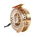 chidgrass Fly Fishing Wheel Saltwater Freshwater Boat Rock Lake River Stream Right Hand Casting Fish Reel Portable Tackle Equipment Spare Gold