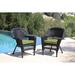 Red Barrel Studio® Patio Chair w/ Cushions, Steel in Black | 36 H x 29.5 W x 26 D in | Wayfair 1C5C342FBDB649389962EDF1FC368F94