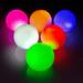 6Pcs Waterproof High Hardness Sports Training Aids Glowing Ball Golfing In The Dark Night Training Golf LED Golf Balls