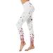 Huaai Valentine s Day Print Series High Waist Women s Tights Compression Pants Yoga Running Fitness High Waist Leggings Womens Casual Jogger Pants Pink L