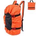 chidgrass Rock Climbing Rope Kit Bag Folding Shoulder Strap for Outdoor Camping Hiking (Orange)