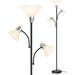 Latitude Run® 70" Tree Floor Lamp Metal in Black/White | 70.2 H x 10.4 W x 10.4 D in | Wayfair 2FB79D5E9DCB432183AF62846807050D