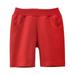 JDEFEG Boys Sweatpants 4Th Pants Toddler Girls Boys Kids Sport Soild Casual Shorts Fashion Beach Cargo Pants Shorts Boy Sweatpants Size 10 Boys Pants Polyester Red 110