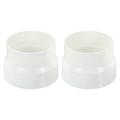 Uxcell 5 to 4 Duct Reducer Ducting Airflow Tube Increaser Adapter Pipe Fitting 2 Pack