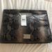 Nine West Bags | Beautiful Clutch Bag New With Tags | Color: Black/Green | Size: Medium