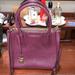 Michael Kors Bags | Michael Kors Mini Mercer Satchel Crossbody Plum Burgundy Leather | Color: Pink/Red | Size: Os