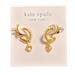 Kate Spade Jewelry | Kate Spade Pearl Gold Huggie Earrings | Color: Gold | Size: Os