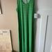 Lularoe Dresses | Lularoe Xl Full Length Dani Tank Dress | Color: Green/Pink | Size: Xl