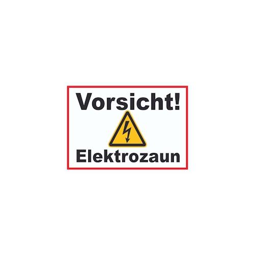 Vorsicht Elektrozaun Weidezaun Schild A2 (420x594mm)