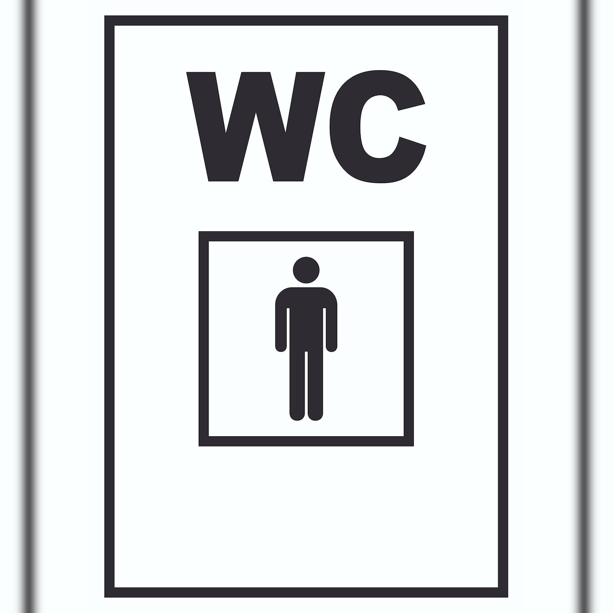 WC Herren Schild A2 (420x594mm) Image
