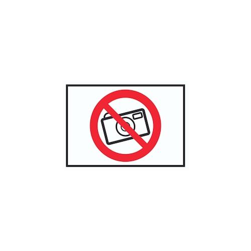 Fotografieren Verboten Symbol Schild Keine Photos A2 (420x594mm)