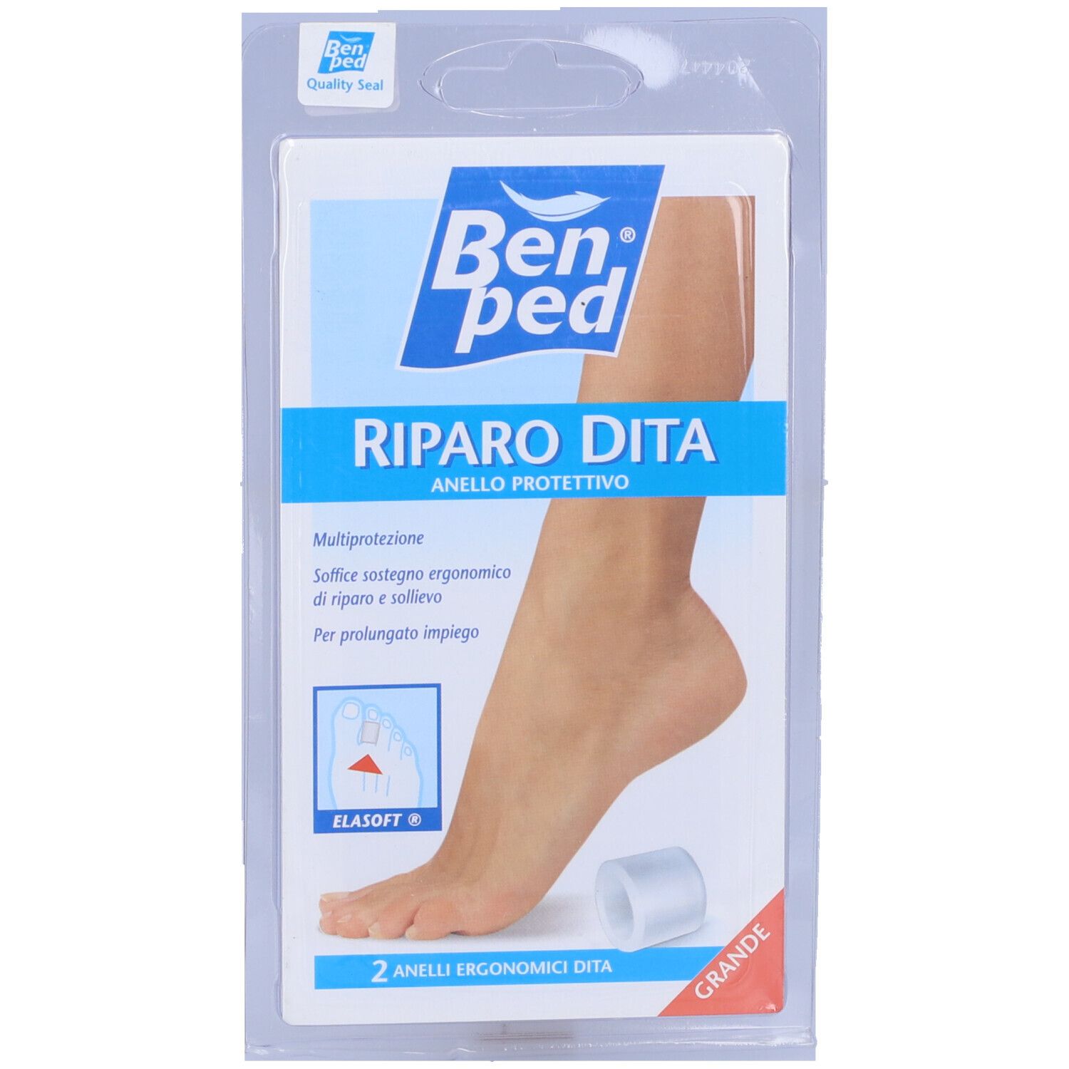 BenPed Riparo Dita Anello Protettivo Misura Grande 2 pz Copertura per