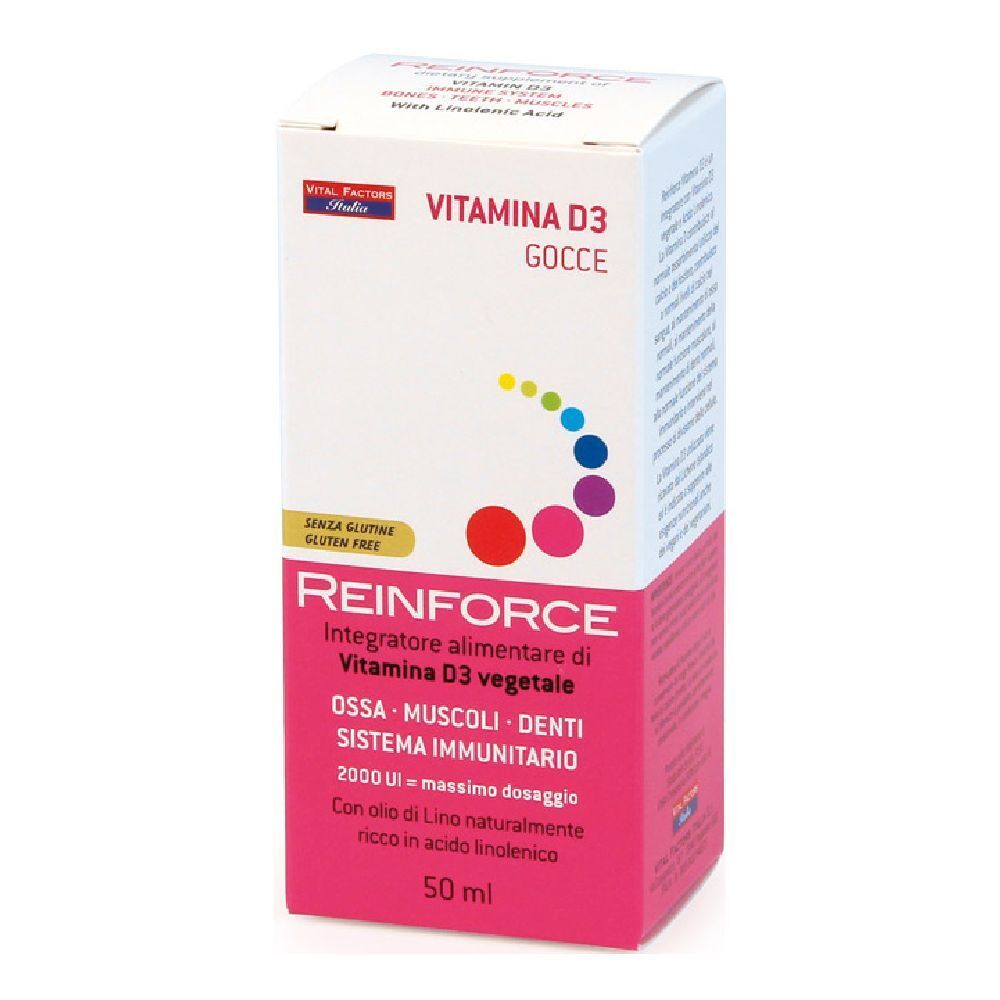 Reinforce Vitamina D3 Gocce 50 Ml ml orali