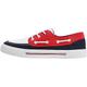 Tommy Hilfiger Herren Vulcanized Sneaker Core Boat Shoe Canvas Schuhe, Mehrfarbig (Red/White/Blue), 46 EU