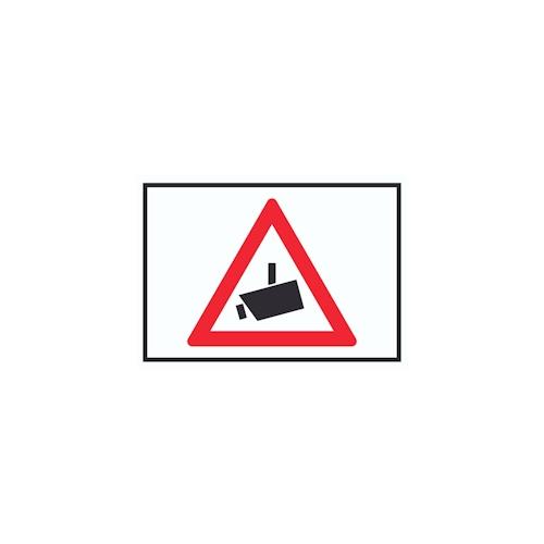 Achtung Videoüberwachung Kameraüberwachung Symbol Schild A1