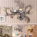 Stickers muraux miroir 3D fleur autocollant parfait mode exquise décalcomanie art mural maison