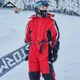 Combinaison de Ski une pièce pour homme polaire chaude pour l'extérieur veste de Snowboard