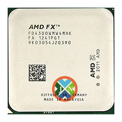 AMD FX-Series FX-4300 FX 4300 3.8 GHz facades-Core CPU Processeur FD4300WMW4successif K Socket AM3 +