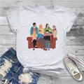 T-shirt vintage pour femmes vêtements pour femmes Big Nerd Gang The Big Bang Theory Humor TV