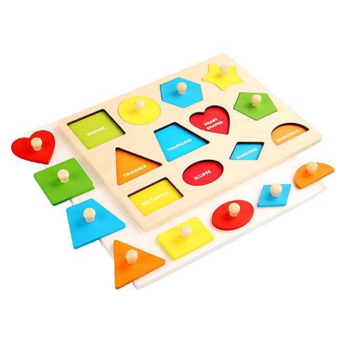 Holzpuzzle Montessori Spielzeug Kinder Kleinkinder