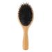 Hair Brush Boar Bristle Hair Brush with Nylon Pins Bamboo Paddle Detangler Brush Detangling Adding Shine Brushes Daily for Conditioning Hair Texture