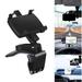 Car Phone Holder Rotated 360Â° without Blocking the Sights Suitable for Sun Visor Rearview Mirror Dashboard