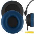 Geekria QuickFit Replacement Ear Pads for Sennheiser HD25 HD25SP HD25 Lite HD25 Plus HD25 Limited 75th Anniversary Edition Headphones Ear Cushions Ear Cups Cover Repair Parts (Blue)