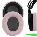 Geekria Nova Mesh Fabric Replacement Ear Pads for SteelSeries Arctis Prime Arctis PRO Arctis 9X Arctis 7 Arctis 5 Arctis 3 Headphones Ear Cushions Headset Earpads Ear Cups Repair (Pink)