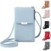 Crossbody Phone Bags for Women Small Shoulder Bag Handbags Multifunctional Cellphone Bag Lightweight Wallet Purses(Blue)