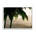 Stupell Industries Palm Trees At Sunrise Mountain Range Photograph White Framed Art Print Wall Art Design by Dennis Frates