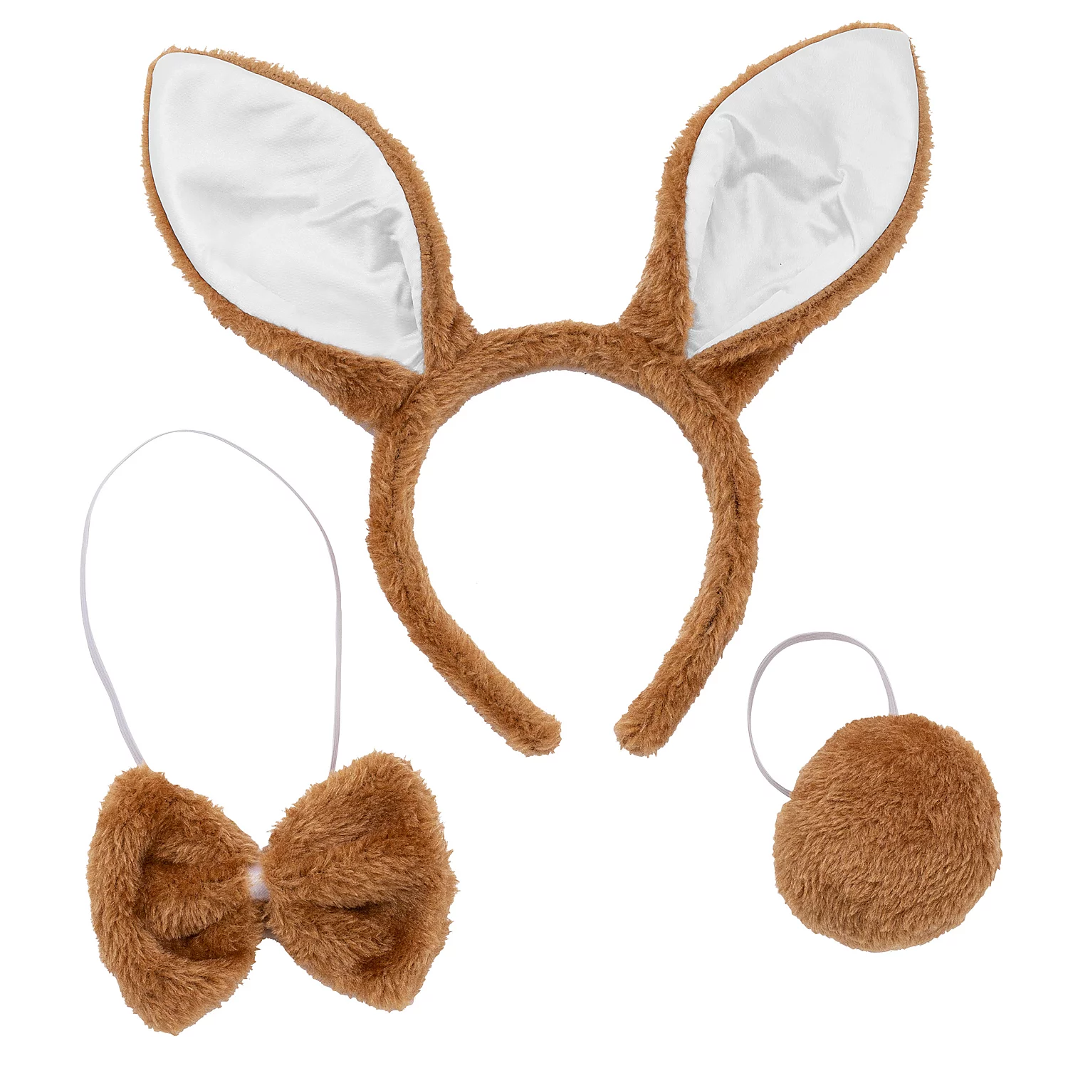 Tier-Set Hase, braun/weiß Image