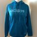 Adidas Tops | Adidas Sea Blue Climawarm Pullover Hoodie | Color: Blue | Size: L