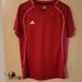 Adidas Tops | Adidas Workout/Athletic Shirt | Color: Red/White | Size: L