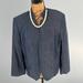 Nine West Jackets & Coats | Denim Look Nine West Jacket. Size 14 | Color: Blue | Size: 14