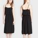 Madewell Dresses | Madewell Black Silk Midi Tank Dress. | Color: Black | Size: 4