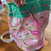 Lilly Pulitzer Bags | Lilly Pulitzer Bag- Del Ray Duffle - Never Used! | Color: Green/Pink | Size: Os