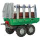 Kinderfahrzeug-Anhänger ROLLY TOYS "Timber Trailer" Spielfahrzeug-Anhänger grün Kinder Zubehör für Kinderfahrzeuge