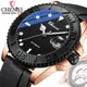 CHENghts-Montre-bracelet mécanique automatique pour homme montre en cuir de luxe montre à quartz