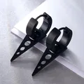 Boucles d'oreilles pour hommes et femmes 1 paire triangle pendentif clou Punk anneau rond