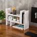 Gracie Oaks Cassidee Solid Wood Adjustable Desk Organizer Wood in White | 8 H x 15.8 W x 6.4 D in | Wayfair 1AC8771364E5427ABACBCC0B90B67A9B