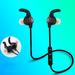 Magnetic Wireless Mini Bluetooth-compatible 4.1 Earphone Stereo Sports In-Ear Mic Headphone Black