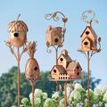 Birdhouse Garden Stakes - Acorn - Grandin Road