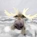 Disney Toys | Authentic Disney Sitting Frozen Sven Reindeer Plush Toy - 9" | Color: Gray | Size: Osbb
