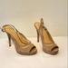 Nine West Shoes | Nine West Women's Nude 4.5 In Heels Size 9 | Color: Cream/Tan | Size: 9