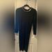 Zara Dresses | Black Zara Sweater Dress With Beautiful Silver Collar | Color: Black | Size: L