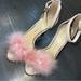 Jessica Simpson Shoes | Jessica Simpson Jolinda Womens Suede Feather Jeweled Heels Light Pink | Color: Pink | Size: 8