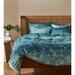 Anthropologie Bedding | Anthropologie Velvet Treasure Duvet - Turquoise Blue | Color: Blue/Green | Size: Twin