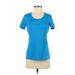 REI Co Op Active T-Shirt: Blue Solid Activewear - Women's Size X-Small